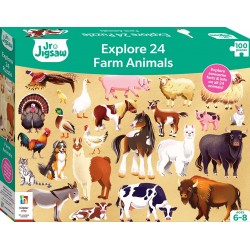 Junior Jigsaw Explore 24: Farm Animals
