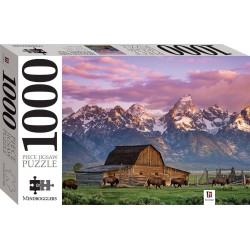 Mindbogglers 1000 Piece: Moulton Barn, Wyoming Usa