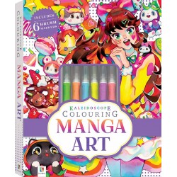 Kaleidoscope Colouring Kit: Manga Art