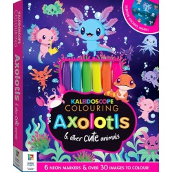 Kaleidoscope Colouring: Axolotls
