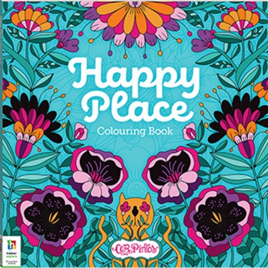 Happy Place Colouring Book