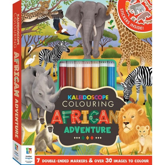 Kaleidoscope Colouring Kit: Neon Comic Art
