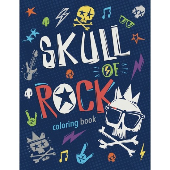 Foil Skulls Colouring: Rock
