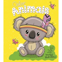 Animal & Neon Glitter Colouring Koala