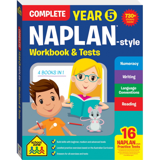 School Zone Workbook Year 5 Bind Up