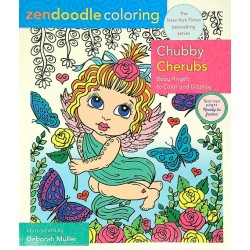 Chubby Cherubs Zendoodle Coloring Book