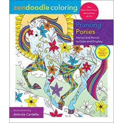 Prancing Ponies (Zendoodle Coloring)