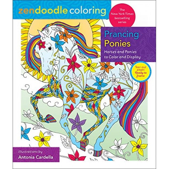 Prancing Ponies (Zendoodle Coloring)