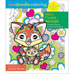 Baby Forest Animals Zendoodle Coloring
