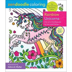Rainbow Unicorns (Zendoodle Coloring)