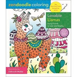 Lovable Llamas (Zendoodle Coloring)