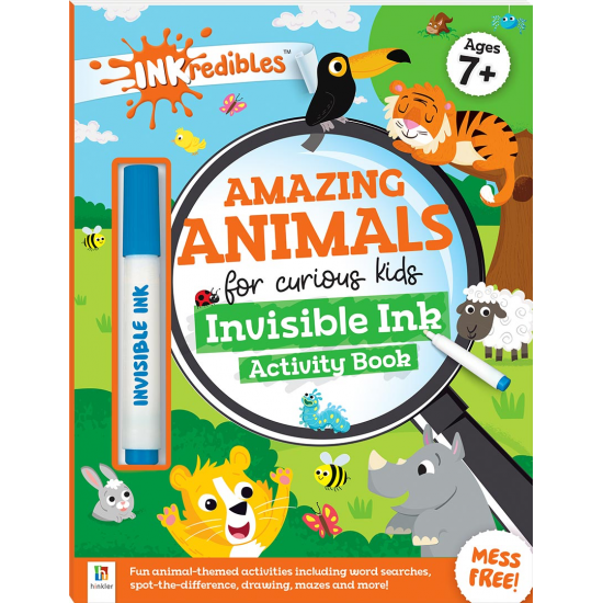 Inkredibles: Amazing Animals Invisible Ink Activity Book