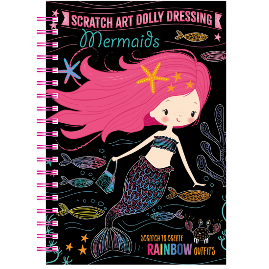 Scratch Art Dolly Dressing: Mermaids