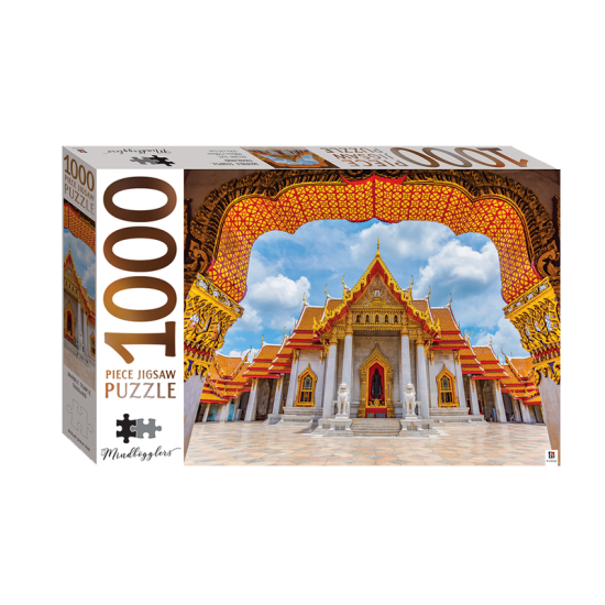 Mindbogglers 1000 Piece: Marble Temple, Thailand
