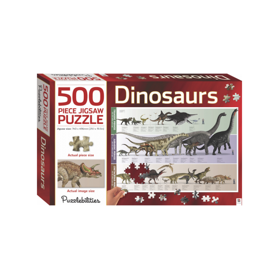 Dinosaurs - 500 Pieces Jigsaw Puzzle